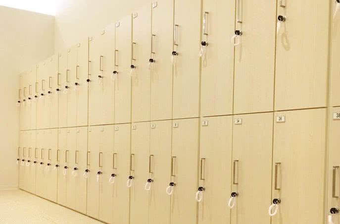 ロイブ和歌山のロッカールーム