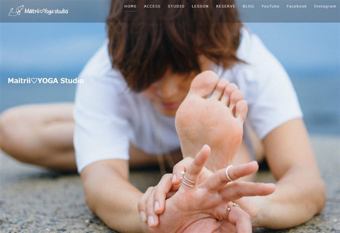 Maitrii YOGA Studioの公式サイト